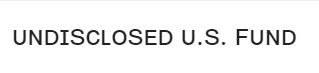 Undisclosed U.S. Fund